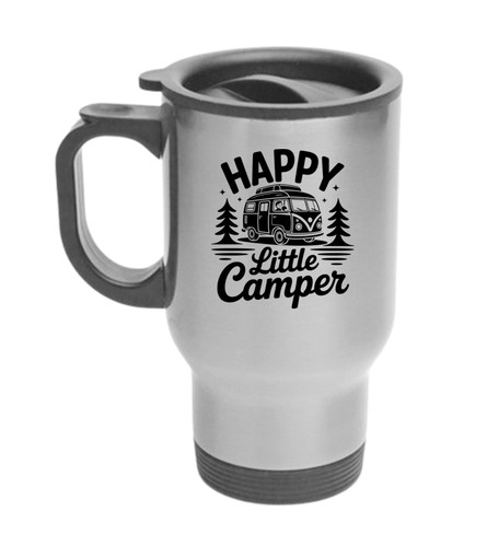 Travel mug happy - travel,