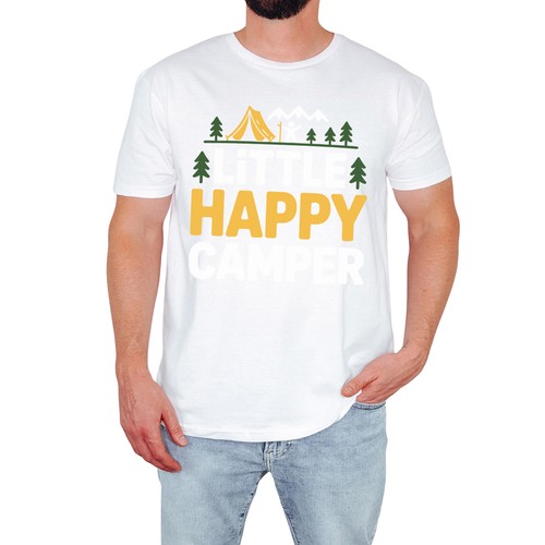 Little happy camper mens - happy,