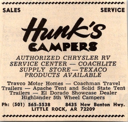Hunk campers authorized - hunk's,