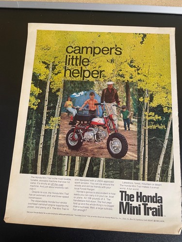The honda mini trail - honda,