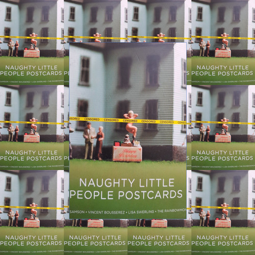 Postcard naughty little - postcard,