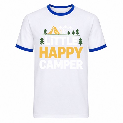 Little happy camper ringer - happy,