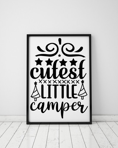 Cutest little camper camping - cutest,