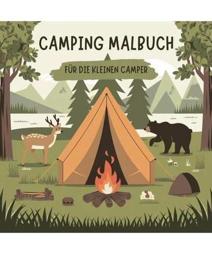 Camping malbuch für die - camping,