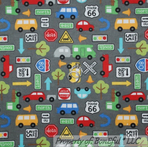 Boneful fabric flannel - fabric, fq
