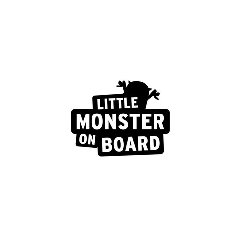 Small little monster vinyl - small,