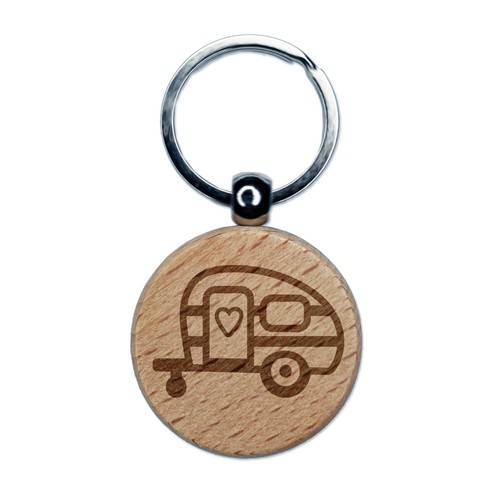 Charming little camper camping - camper,