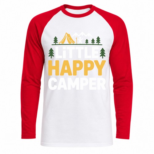 Little happy camper baseball - little,