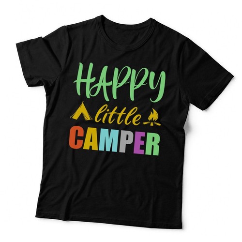Happy little camper - little,